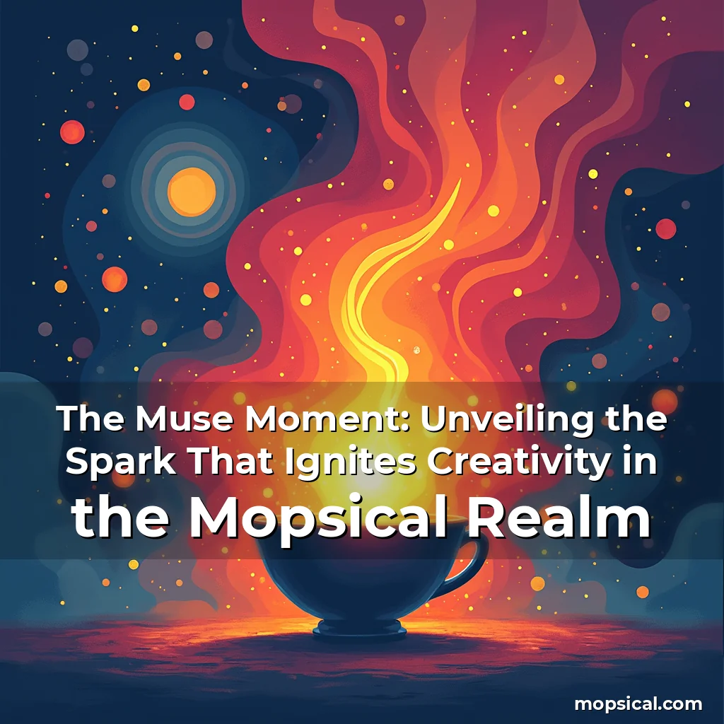 Read more about the article The Muse Moment: Unveiling the Spark That Ignites Creativity in the Mopsical Realm
