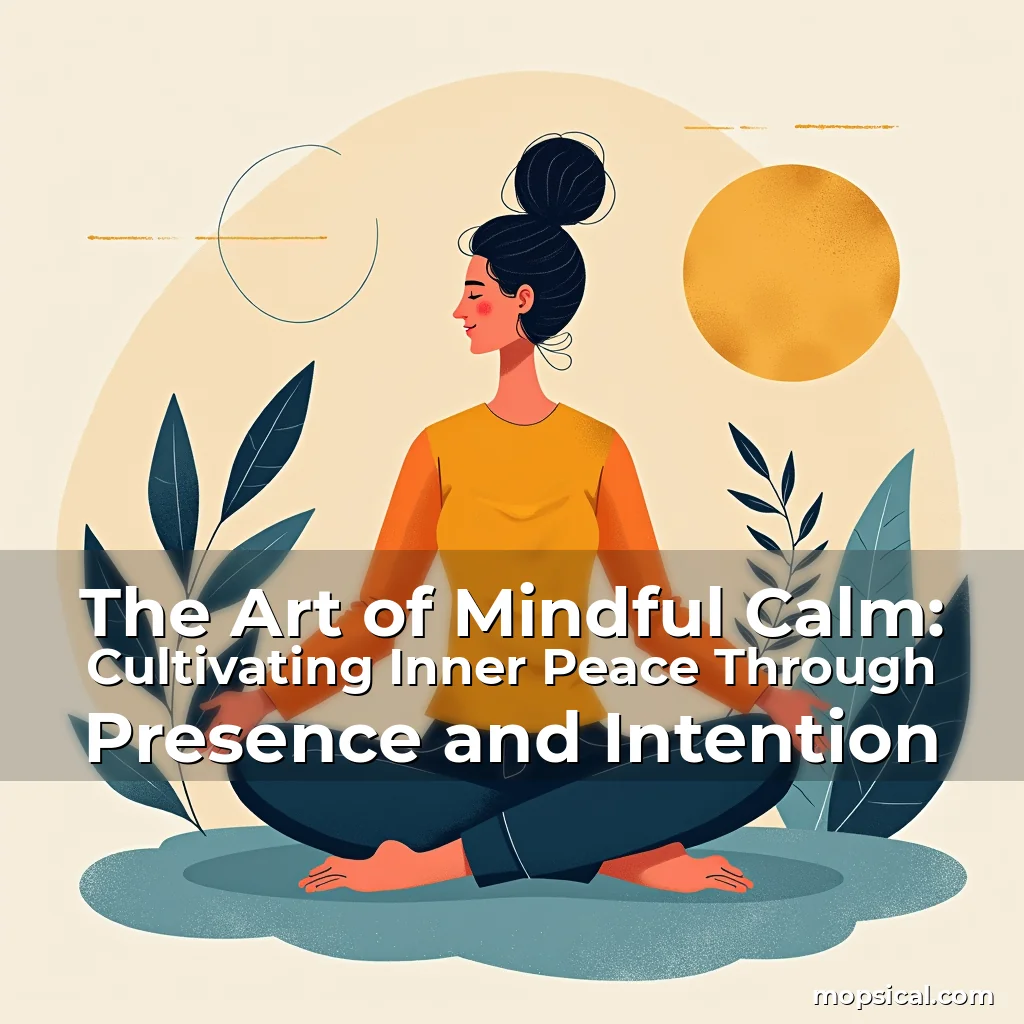 Read more about the article The Art of Mindful Calm: Cultivating Inner Peace Through Presence and Intention